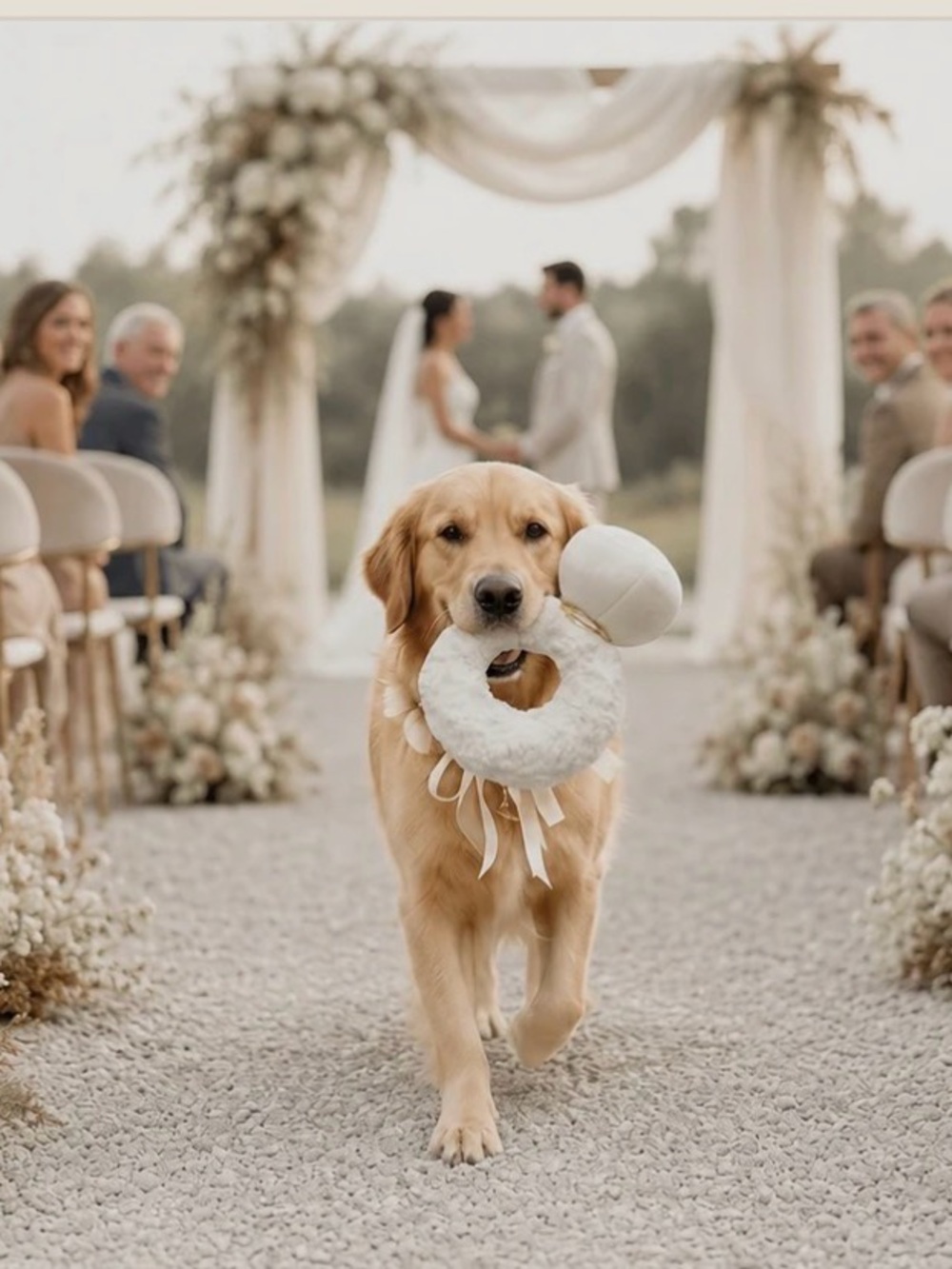 New Fur the Occasion Ring Dog Toy 💍 🐕